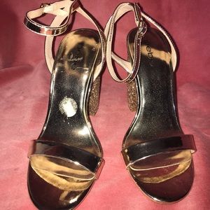 Bebe sandals Gold 9